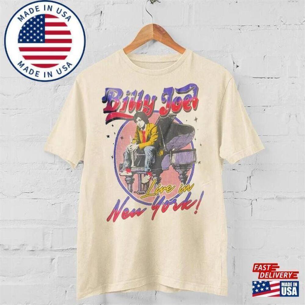 Billy Joel Live In New York Piano Rock Concert T-Shirt